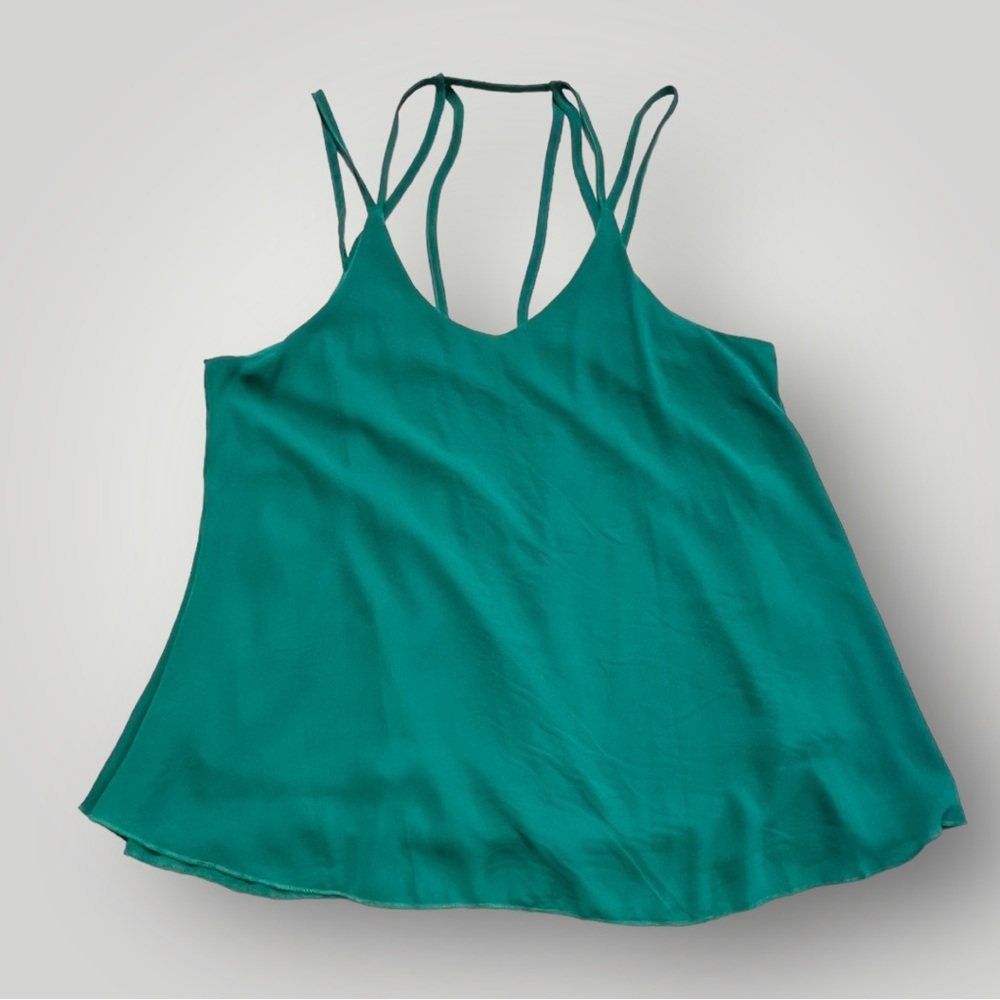 Lot/2 Camisoles Tops Blue & Green - Picture 7 of 15